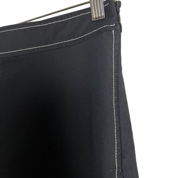 Theory Bimsa Approach Black High Waist Cropped Pants Size 4 - Picture 4 of 9